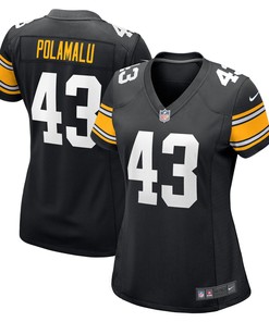 Troy Polamalu Pittsburgh Steelers Womens Retired Player Jersey - Black Nfl - Robokeg