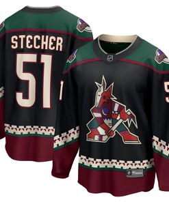 Troy Stecher Arizona Coyotes Fanatics Branded Home Breakaway Player Jersey - Black Nhl - Robokeg