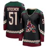 Troy Stecher Arizona Coyotes Fanatics Branded Womens Home Breakaway Player Jersey - Black Nhl - Robokeg