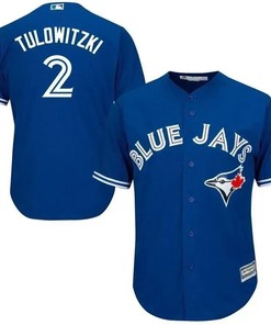 Troy Tulowitzki Toronto Blue Jays Official Cool Base Player Jersey - Royal - Robokeg