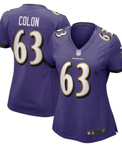 Trystan Colon Baltimore Ravens Womens Game Player Jersey - Purple Nfl - Robokeg