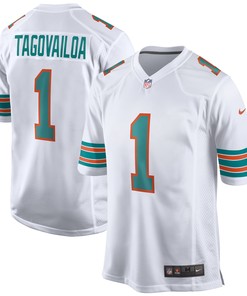 Tua Tagovailoa Miami Dolphins 2nd Alternate Game Jersey - White Nfl - Robokeg