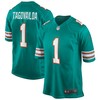 Tua Tagovailoa Miami Dolphins Alternate Game Jersey Aqua Nfl - Robokeg