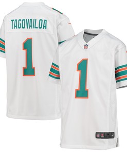 Tua Tagovailoa Miami Dolphins Alternate Game Jersey - White Nfl - Robokeg