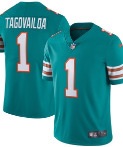 Tua Tagovailoa Miami Dolphins Alternate Vapor Limited Jersey - Aqua Nfl - Robokeg