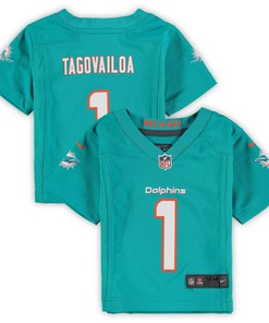 Tua Tagovailoa Miami Dolphins Infant Game Jersey - Aqua Nfl - Robokeg