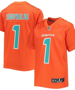 Tua Tagovailoa Miami Dolphins Inverted Team Game Jersey - Orange Nfl - Robokeg