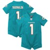 Tua Tagovailoa Miami Dolphins Newborn & Infant Game Romper Jersey - Aqua Nfl - Robokeg
