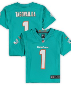 Tua Tagovailoa Miami Dolphins Preschool Game Jersey - Aqua Nfl - Robokeg