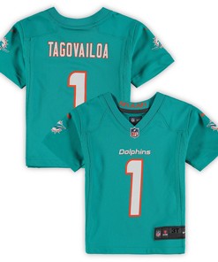 Tua Tagovailoa Miami Dolphins Toddler Game Jersey - Aqua Nfl - Robokeg