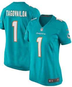 Tua Tagovailoa Miami Dolphins Womens Game Jersey Aqua Nfl - Robokeg