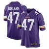 Tuf Borland Minnesota Vikings Game Jersey - Purple Nfl - Robokeg