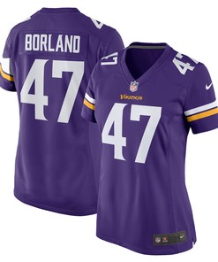 Tuf Borland Minnesota Vikings Womens Game Jersey - Purple Nfl - Robokeg