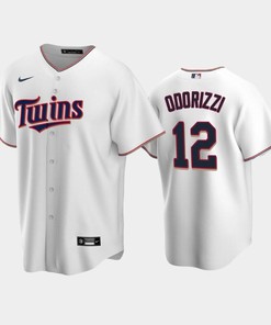 Twins 12 Jake Odorizzi Home White Jersey - Robokeg
