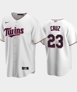 Twins 23 Nelson Cruz Home White Jersey - Robokeg