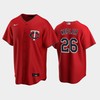 Twins 26 Max Kepler Alternate Jersey Red Jersey - Robokeg