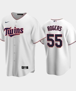 Twins 55 Taylor Rogers Home White Jersey - Robokeg