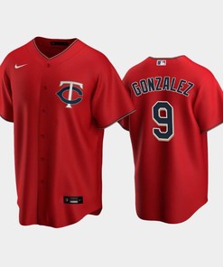 Twins 9 Marwin Gonzalez Alternate Jersey Red Jersey - Robokeg