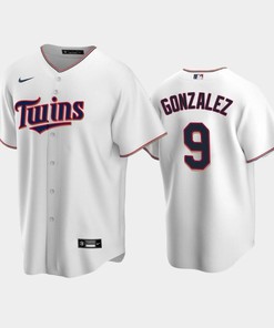 Twins 9 Marwin Gonzalez Home White Jersey - Robokeg