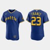 Ty France 23 Seattle Mariners 2023 City Connect Elite Jersey - Royal - Robokeg