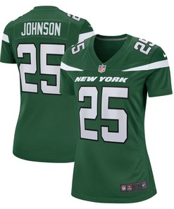 Ty Johnson New York Jets Womens Game Jersey - Gotham Green Nfl - Robokeg