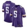 Tye Smith Minnesota Vikings Game Jersey - Purple Nfl - Robokeg