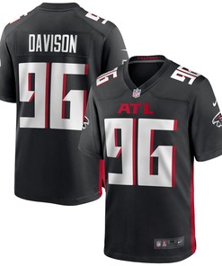Tyeler Davison Atlanta Falcons Game Jersey - Black Nfl - Robokeg