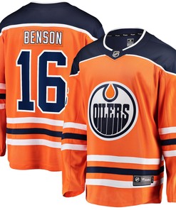 Tyler Benson Edmonton Oilers Fanatics Branded Home Breakaway Player Jersey - Orange Nhl - Robokeg