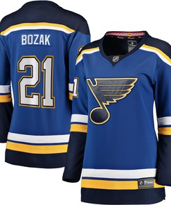 Tyler Bozak St. Louis Blues Fanatics Branded Womens Home Breakaway Player Jersey - Blue Nhl - Robokeg