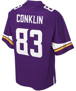 Tyler Conklin Minnesota Vikings Nfl Pro Line Player Jersey - Purple - Robokeg