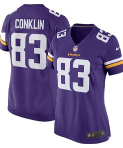 Tyler Conklin Minnesota Vikings Womens Game Jersey - Purple Nfl - Robokeg