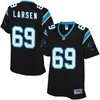 Tyler Larsen Carolina Panthers Nfl Pro Line Womens Player Jersey - Black - Robokeg