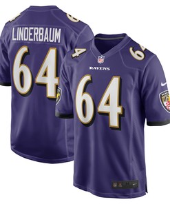 Tyler Linderbaum Baltimore Ravens 2022 Nfl Draft First Round Pick Game Jersey - Purple Nfl - Robokeg