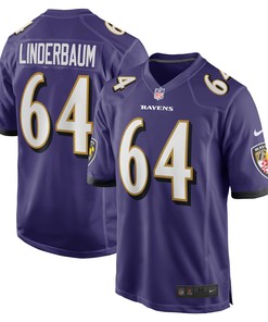 Tyler Linderbaum Baltimore Ravens 2022 Nfl Draft First Round Pick Game Jersey - Purple - Robokeg