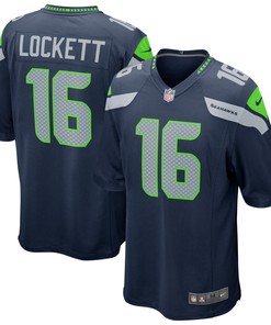 Tyler Lockett Seattle Seahawks Game Jersey College Navy Nfl - Robokeg