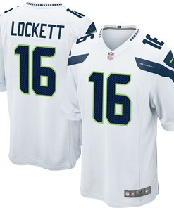 Tyler Lockett Seattle Seahawks Game Jersey - White Nfl - Robokeg