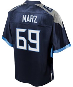 Tyler Marz Tennessee Titans Nfl Pro Line Player Jersey - Navy - Robokeg