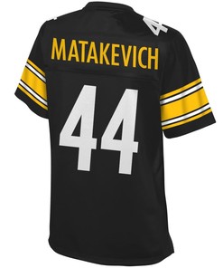 Tyler Matakevich Pittsburgh Steelers Nfl Pro Line Womens Player Jersey - Black - Robokeg