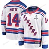 Tyler Motte 14 New York Rangers Stanley Cup 2023 Playoffs Patch Away Breakaway Men Jersey - White - Robokeg