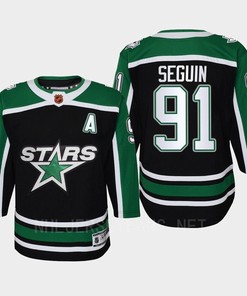 Tyler Seguin 91 Dallas Stars 2022 Special Edition 2.0 Retro Youth Jersey Black - Robokeg