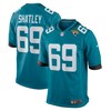 Tyler Shatley Jacksonville Jaguars Game Jersey - Teal Nfl - Robokeg