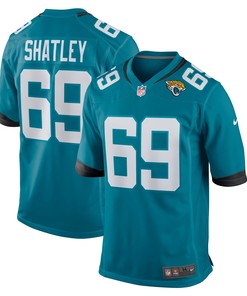 Tyler Shatley Jacksonville Jaguars Game Jersey - Teal Nfl - Robokeg