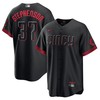 Tyler Stephenson 37 Cincinnati Reds 2023 City Connect Men Jersey - Black - Robokeg