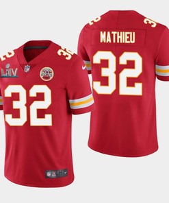Tyrann Mathieu #32 Kansas City Chiefs 2020 Nfl Red Jersey Jersey - Robokeg