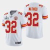 Tyrann Mathieu #32 Kansas City Chiefs 2020 Nfl White Jersey Jersey - Robokeg