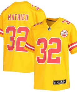 Tyrann Mathieu Kansas City Chiefs Inverted Team Game Jersey - Gold Nfl - Robokeg