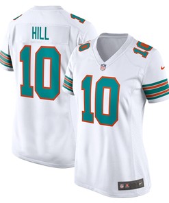 Tyreek Hill Miami Dolphins Womens Alternate Game Jersey - White Nfl - Robokeg