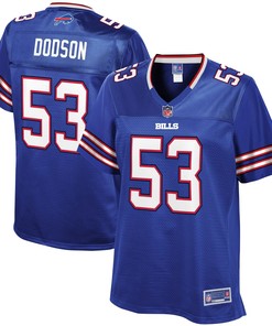 Tyrel Dodson Buffalo Bills Nfl Pro Line Womens Team Player Jersey - Royal - Robokeg