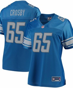 Tyrell Crosby Detroit Lions Nfl Pro Line Womens Player Jersey - Blue - Robokeg