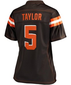 Tyrod Taylor Cleveland Browns Nfl Pro Line Womens Team Color Player Jersey - Brown - Robokeg